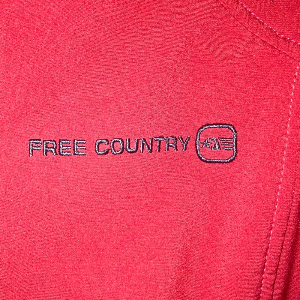 Free Country Men's‎ Red Softshell Jacket - Picture 2 of 9